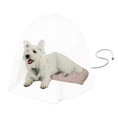 K&H Pet Products Cama para perro Lectro-Soft estilo iglú, pequeña 27.5 cm x 45.7 cm, 20 vatios