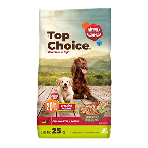 The Top Choice 25 kg, alimento seco para perros cachorros y adultos