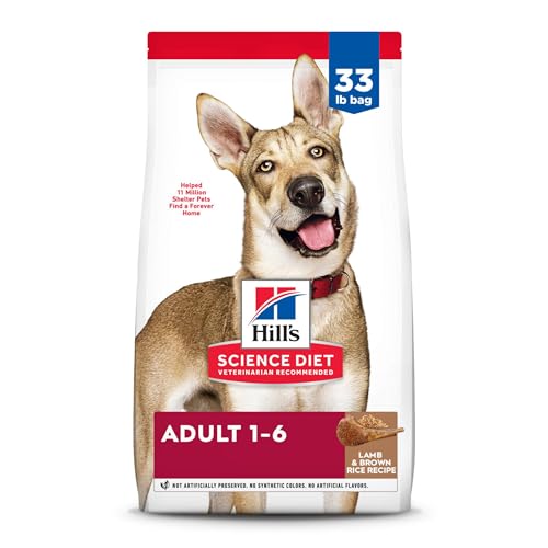 Hill's Science Diet Alimento para Perros Adultos con Receta de Harina de Cordero y Arroz Integral - 1 x 15 kg