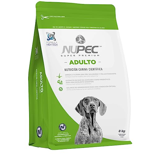 Nupec - Croquetas para Perros, Adulto, Sabor a Carne, 8 kg (Empaque puede variar)