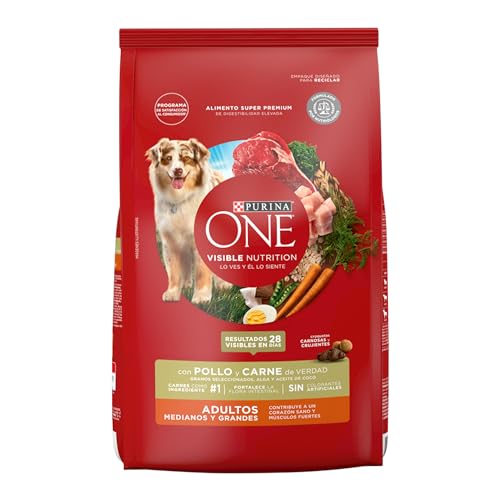 Purina One Dry Perro Visible Nutrition Adulto Mediano y Grande Pollo y Carne 7 kg