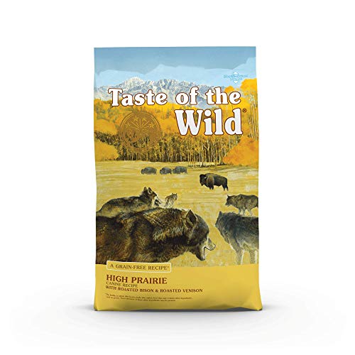 Taste Of The Wild - Alimento seco para perros High Prairie Premium, sin cereales, rico en proteínas