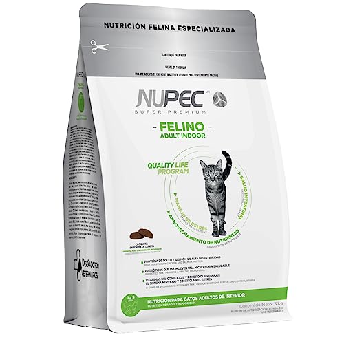 Nupec Alimento Seco para Gato Adulto, 3 kg, 1 Pack