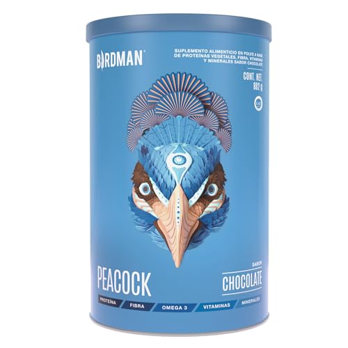 BIRDMAN Peacock Plant Meal Suplemento Alimenticio Ligero Vegetal En Polvo (Vegana) 21 Porciones 882gr (Chocolate)