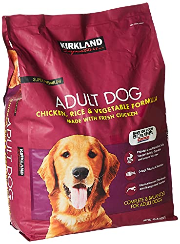 Kirkland - Kirkland D.ESHOP® Alimento para Perro Adulto Pollo, arroz y Vegetales 18.14 kg