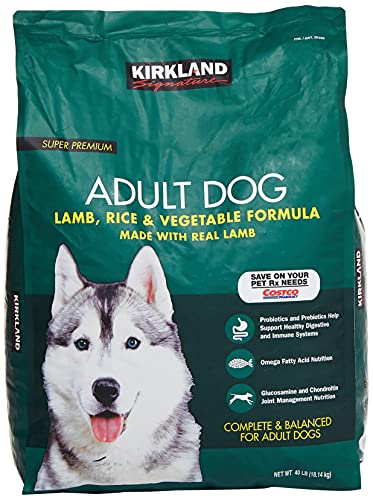 Kirkland - D.ESHOP® Alimento para perro cordero, arroz y verduras KIRKLAND 18.14 kg